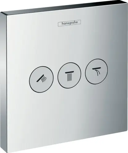 Set de finition Robinet d‘arrêt ShowerSelect E pour 3 fonctions (15764000)
