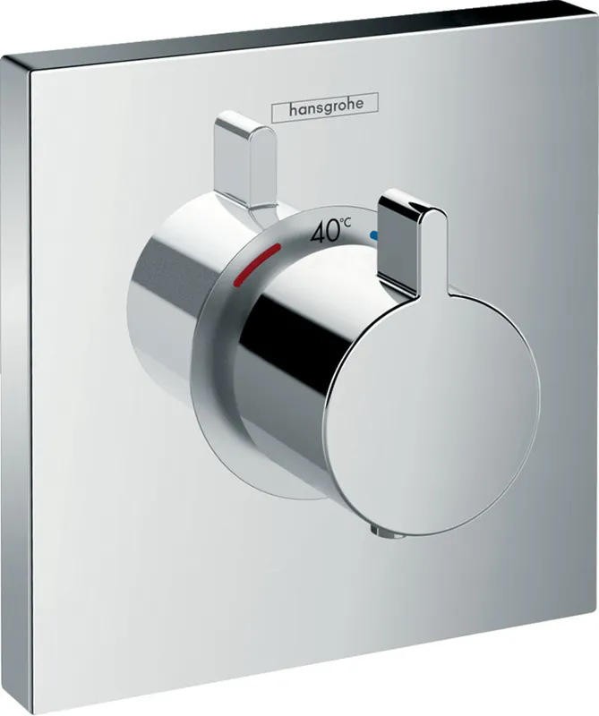 SHOWERSELECT E Set de finition pour mitigeur thermostatique encastré haut débit (15760000)