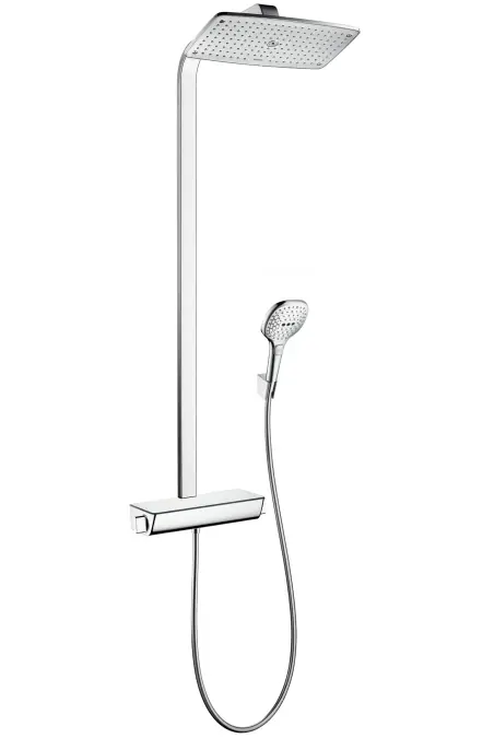 Showerpipe Raindance Select E 360 1jet EcoSmart, Bras de douche 380mm (27286400)