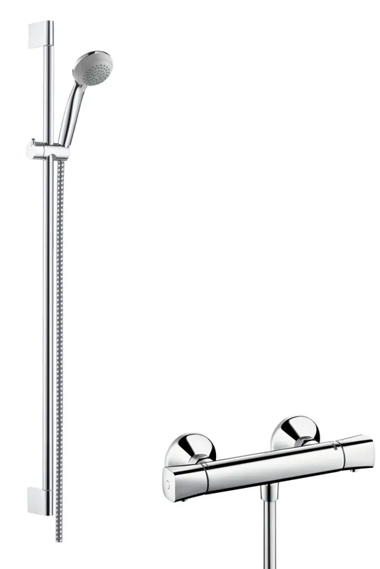 Hansgrohe Set de douche, crometta 85, 0,90 m, chrome (27080000)