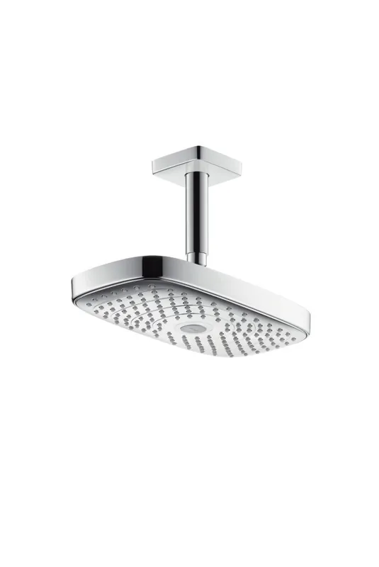 Douche de tête Raindance Select E 300 2jet EcoSmart avec raccord plafond 100 mm (26608000)