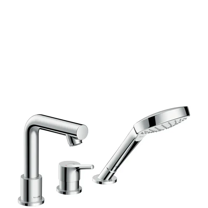Talis S Set de finition mitigeur 3 trous 200mm pour montage sur bord de baignoire (72416000)