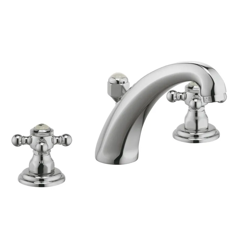 Trois trous Mélangeur lavabo, laiton (510434520)