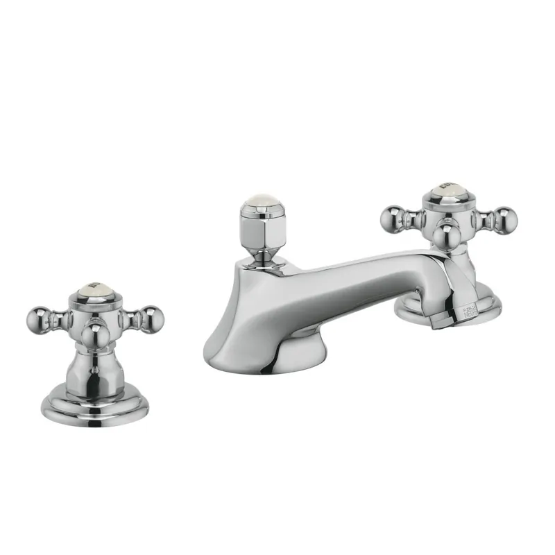 Trois trous Mélangeur lavabo, laiton (510464520)