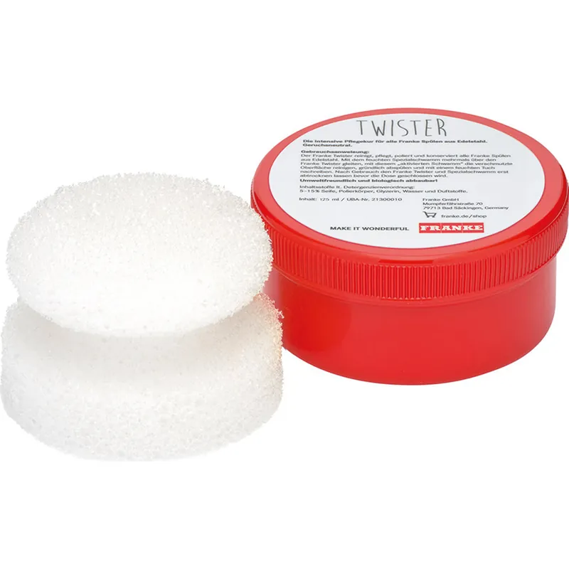 Produit nettoyant pour éviers avec éponge, 125 ml (Twister)