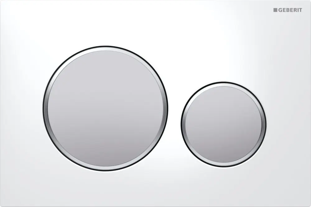 Sigma 20 Plaque, 1 Pièces Blanc/chromé mat, (115.882.KL.1)