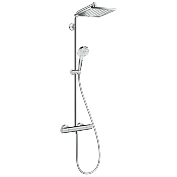 Showerpipe Crometta E 240 Set de douche 1 jet, Chrome (27271000)