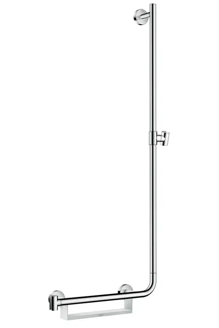 Barre de douche Unica‘Comfort 1,10m avec poignée à gauche, sans flexible (26404400)
