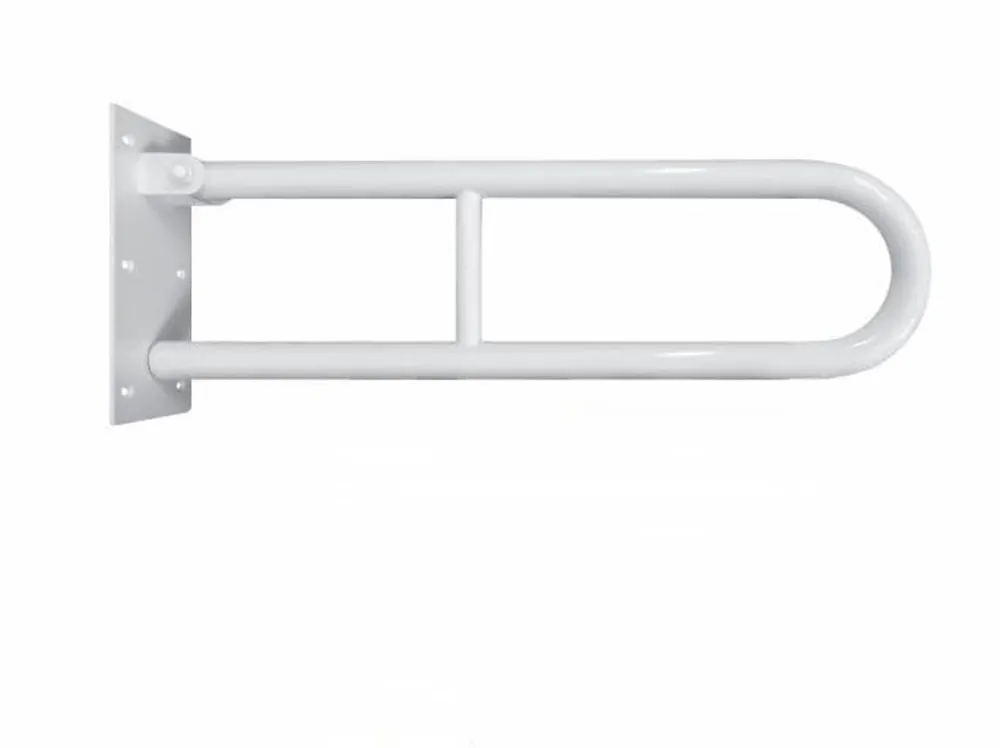HELP Barre de maintien relevable 81,3cm en forme de U, Métal, Blanc (301102084)