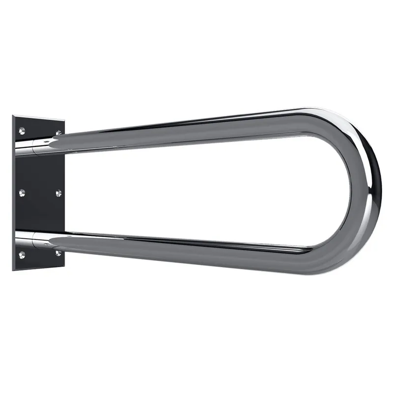 HELP Barre de maintien fixe 60cm, en forme de U, Acier Inoxydable, Inox (301122041)