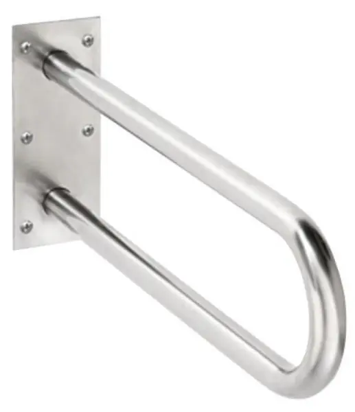 HELP Barre de maintien fixe 81,3cm, en forme de U, Acier inoxydable (301102061)