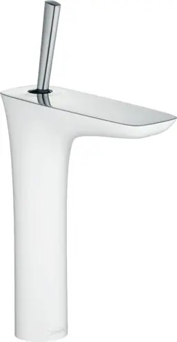 PuraVida 200 Mitigeur de lavabo, bonde Push-Open, blanc/chromé (15081400)
