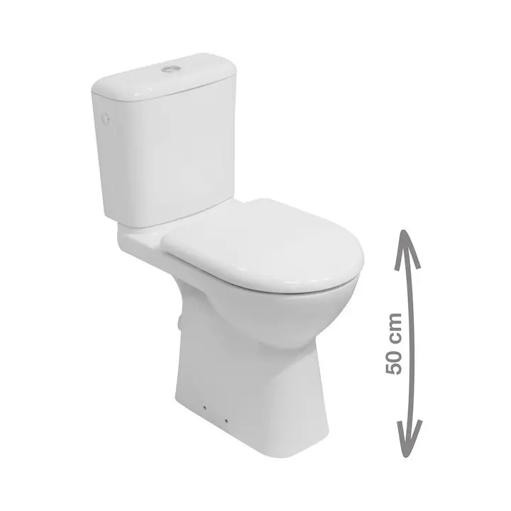 Cuvette à poser PMR 360mm x 480mm x 670mm avec évacuation verticale (H8236170000001)