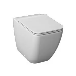 CUBITO PURE - Cuvette à poser, évacuation au sol 560x430x365mm, Blanche (H8234240000001)