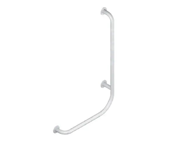 Poignée de douche, gauche, 750mm x 450mm, blanc (H3897120000001)