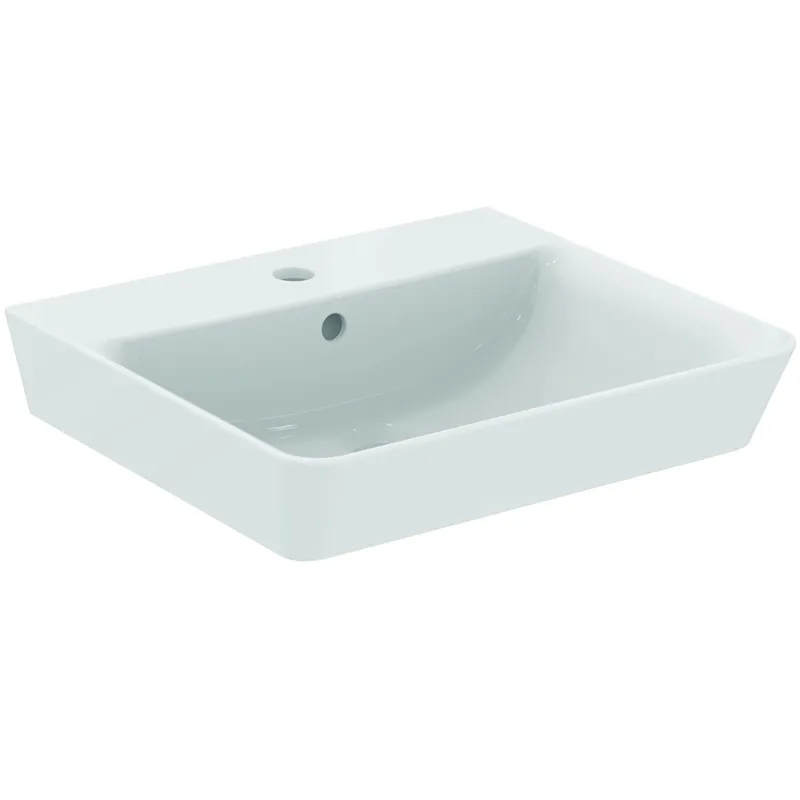 CONNECT AIR Lavabo Cube 160 x 500 x 460 mm, trou pour mitigeur, blanc (E030101)