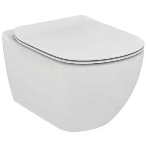 Tesi Rimless - Cuvette suspendue avec abattant soft close (T355101)
