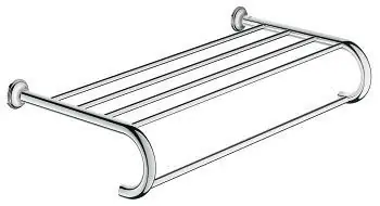 ESSENTIAL AUTHENTIC - Porte serviette et tablette (40660001)