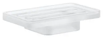 Selection Cube Porte-savon, blanc satiné daVinci (40806000)