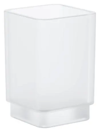 Selection Cube Verre en cristal, blanc satiné daVinci (40783000)