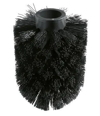 Essentials Tête de brosse WC pour rechange, noir (40791KS1)