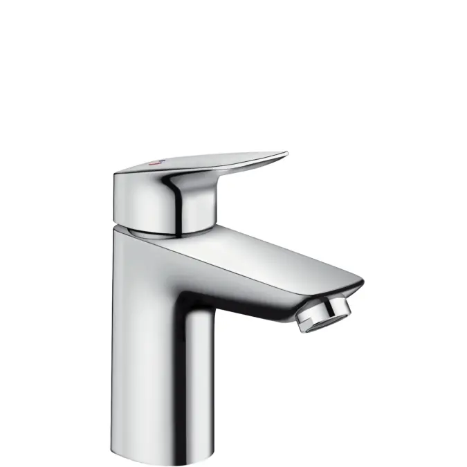 Logis 100 CH3 CoolStart Mitigeur lavabo, avec tirette et vidage synthétique, chromé (71102000)