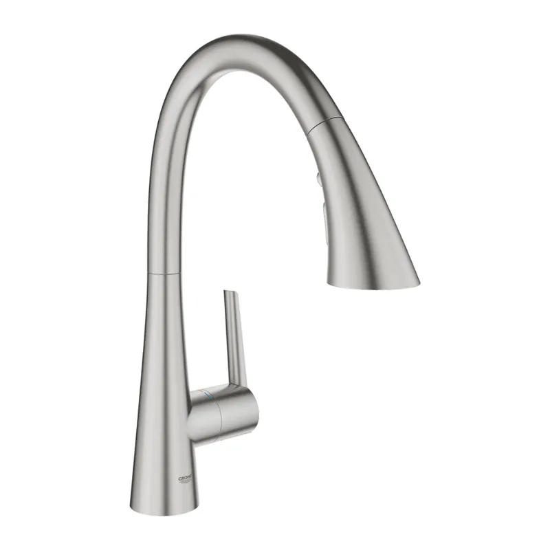Zedra Mitigeur monocommande évier, SuperSteel (G32294DC2)