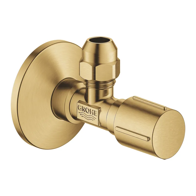 Robinet d‘arrêt équerre 1/2″, or (22037GN0)