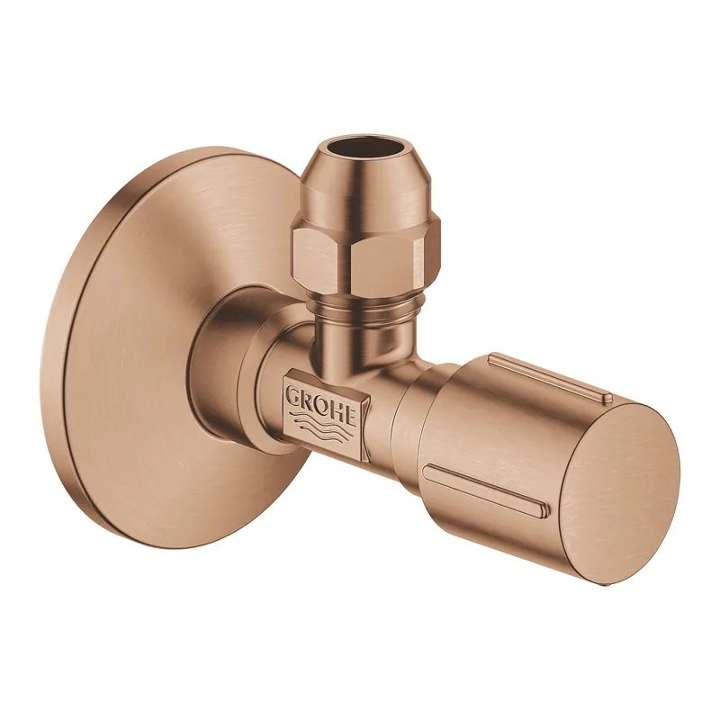 Robinet d‘arrêt équerre 1/2″, cuivre brossé (G22037DL0)