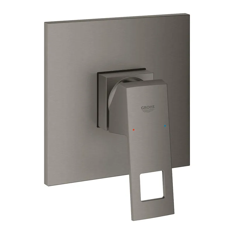 Eurocube mitigeur monocommande 1 sortie, hard graphite brossé (G24061AL0)