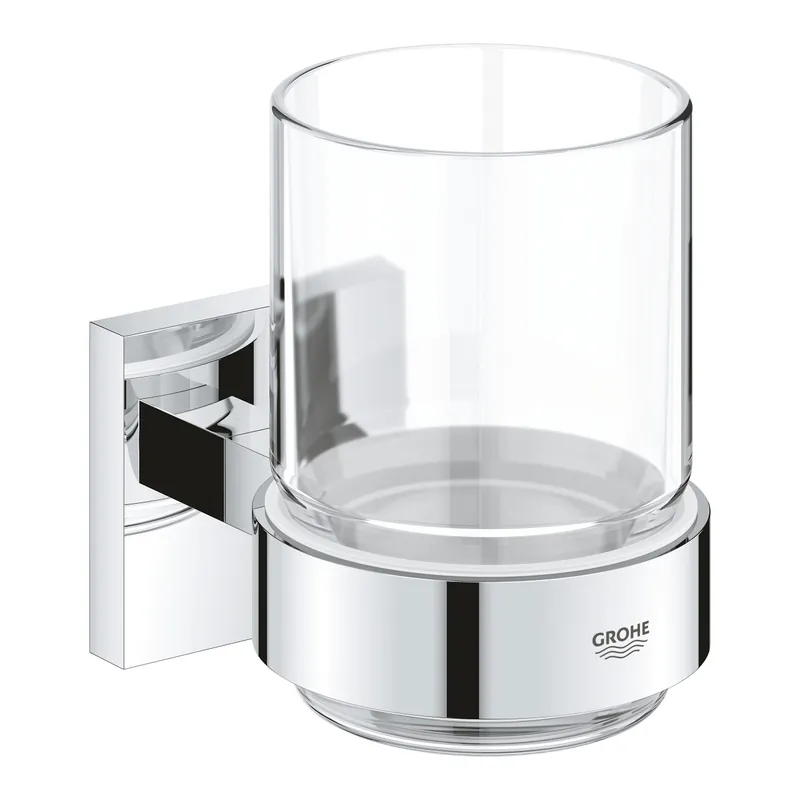 Start Cube verre en cristal avec support, chrome (G41097000)