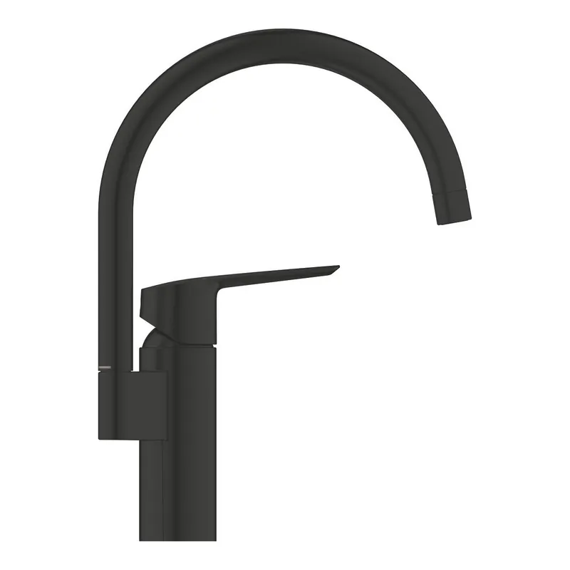 Start mitigeur monocommande évier bec en C, noir mat (G304692430)