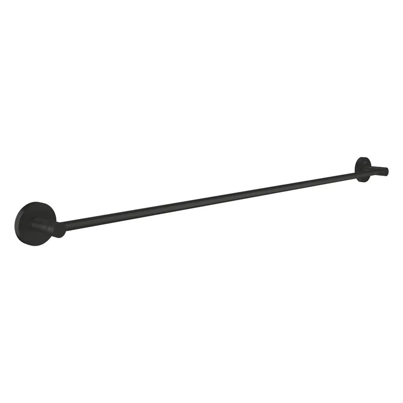 Start barre porte-serviettes en métal 85,4 cm avec fixations cachées, noir mat (G411872430)