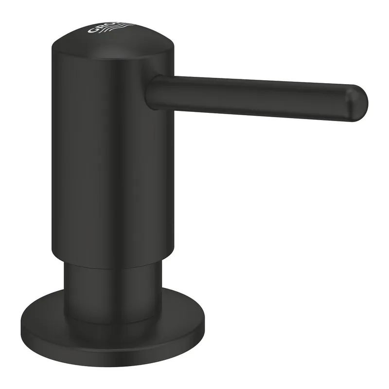 Contemporary distributeur de savon liquide 500 ml, noir mat (G1021652430)