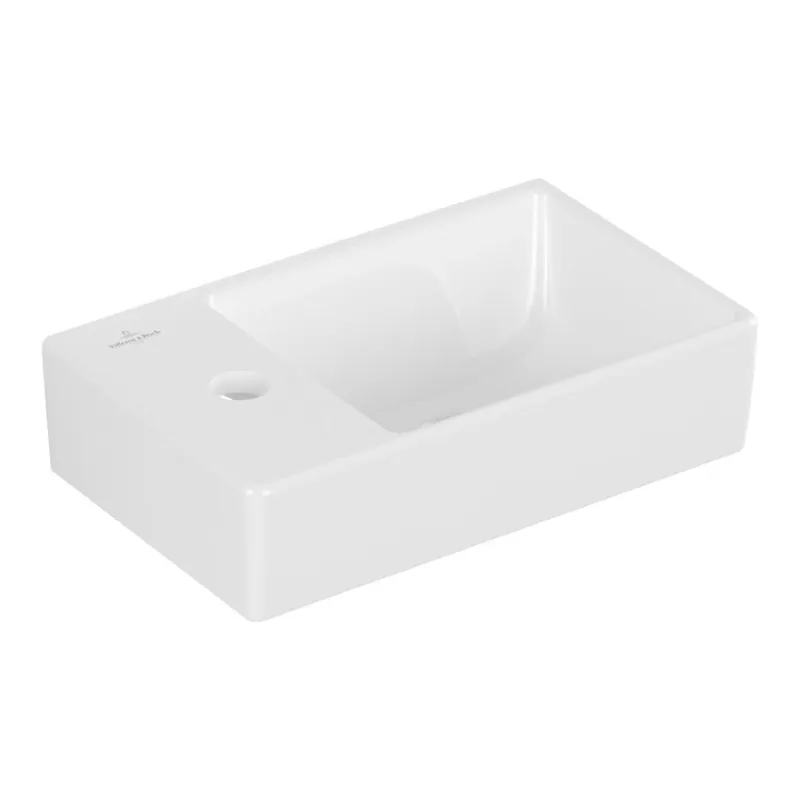 Avento Lave-mains rectangulaire, 360 x 220 x 110 mm, sans trop-plein, blanc (43003R01)