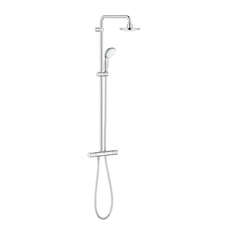 Vitalio Start System 160 Colonne de douche avec mitigeur thermostatique + douche de tête + douchette à main, chrome (G26832000)