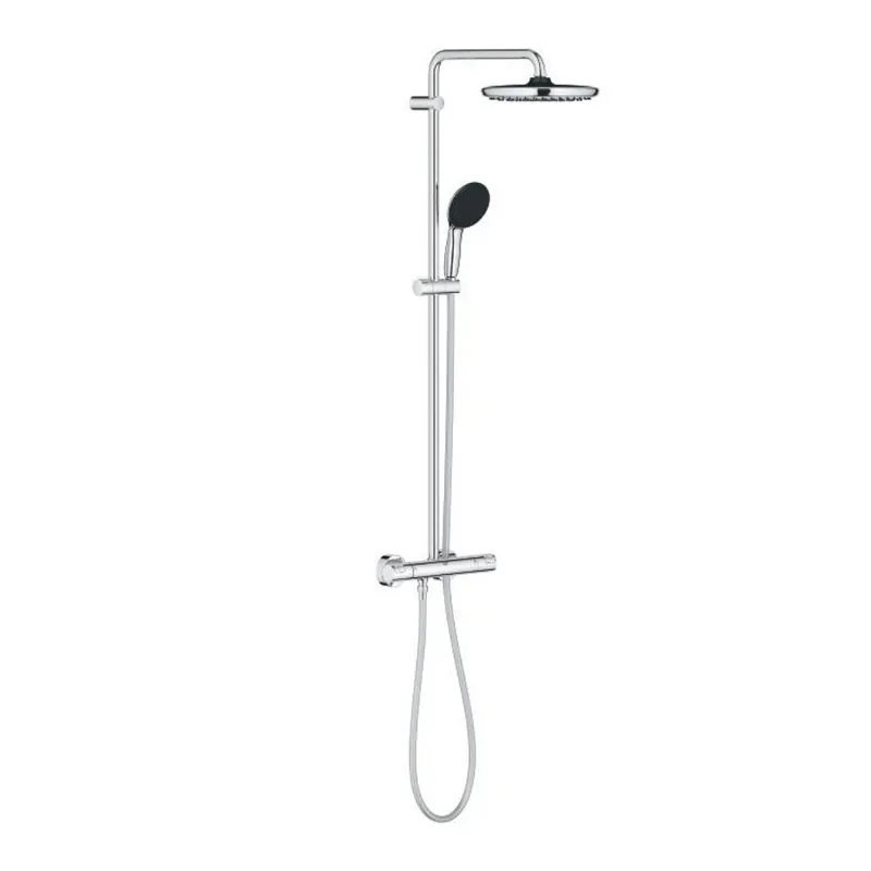 Vitalio Start System 250 set de douche mitigeur thermostatique + douche de tête + douchette à main, chrome (G26830000)