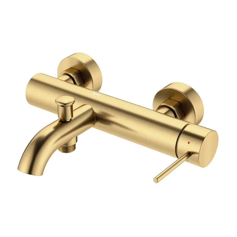 Aurum mitigeur bain/douche 150 mm à levier, or brossé (SATBAUR222BG)