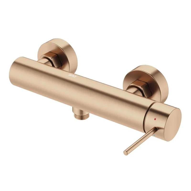 Aurum mitigeur de douche mural 150 mm à levier sans set de douche, or rose brossé (SATBAUR268BRG)