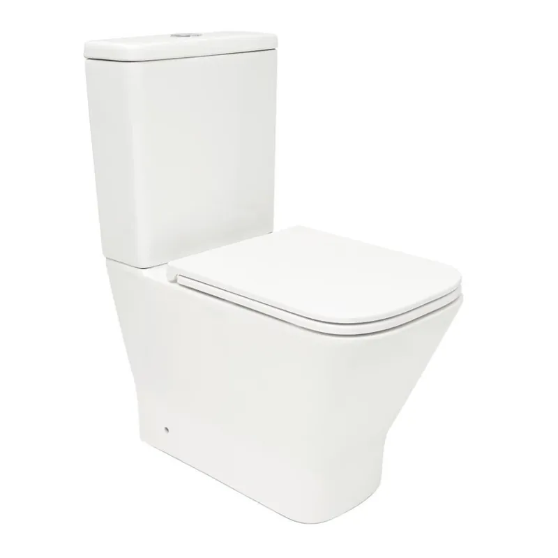 B-Way Kit complet WC à poser vario avec chasse d‘eau Vortex + réservoir de chasse + abattant SoftClose, blanc (SAT2168STORP)