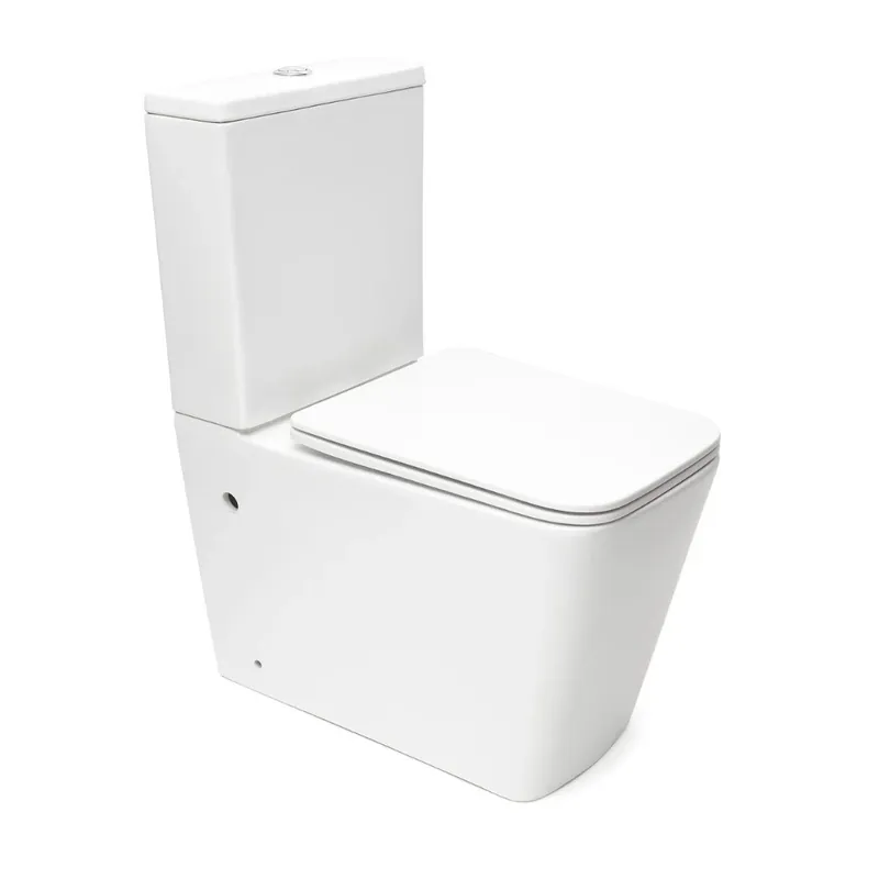 Infinitio WC à poser sans bride évacuation vario + abattant SoftClose + réservoir de chasse d‘eau, blanc (SATINF032SREXVPSN)