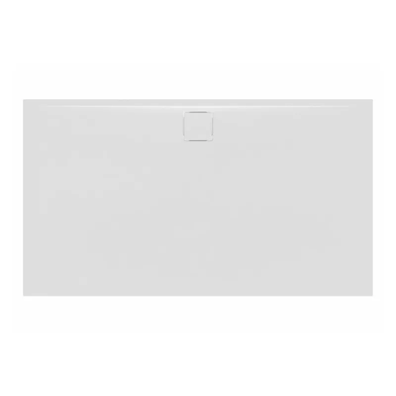 Vision Receveur de douche 140x90cm + Siphon Eslim90. Marbre coulé, blanc (SATSVVI14090B-S)