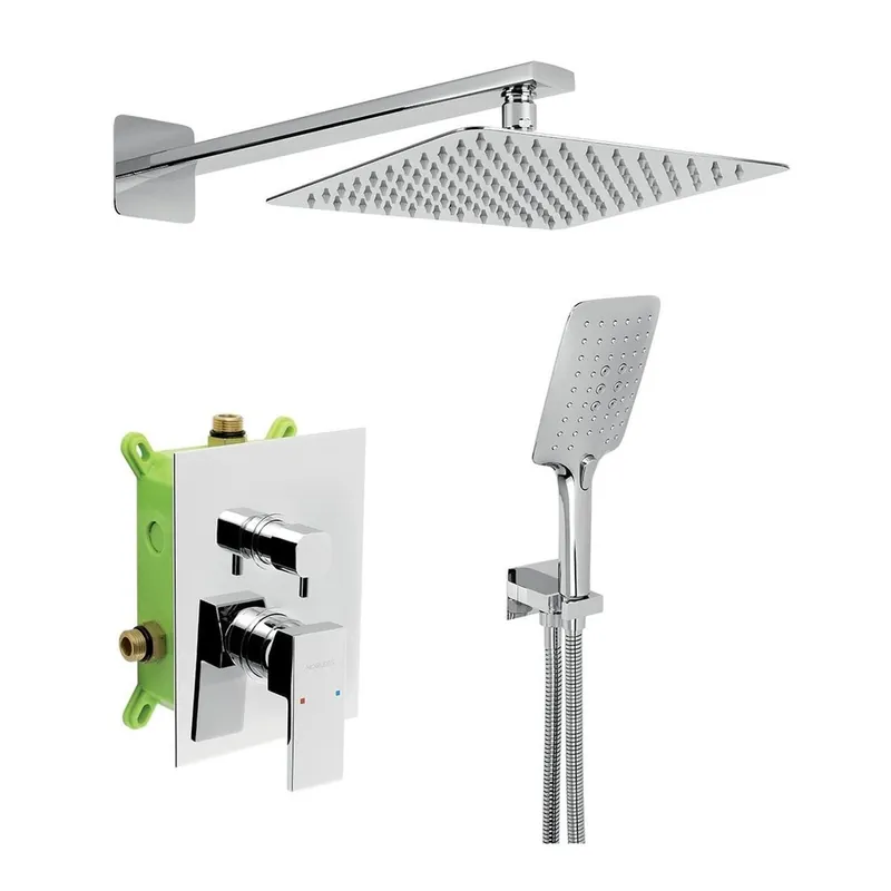 Système de douche Novaservis avec corps encastré chromé SADA36051R,0