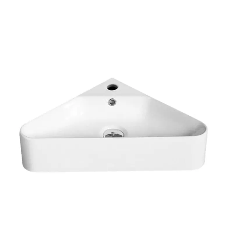 Lavabo d‘angle SAT Mood 56x34 cm avec trop-plein (SATM5634)