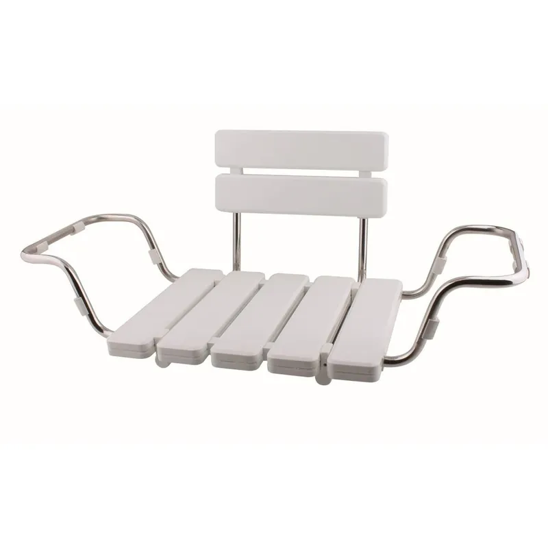 Siège de baignoire avec dossier, charge maximum de 110kg, blanc (SATDSEDVSO)