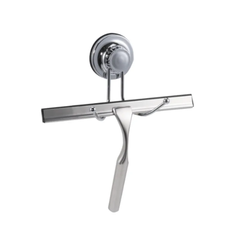 Ecoloc raclette de douche avec système de fixation par ventouse, chrome (ECO32)