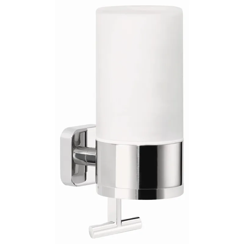 Distributeur de savon en verre dépoli et chrome (40440-00000-00)