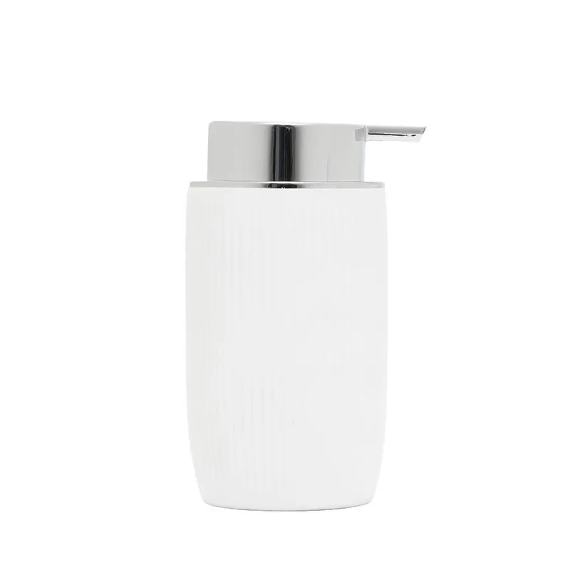 Evolution distributeur de savon en céramique, blanc (SATDEVO99BI)