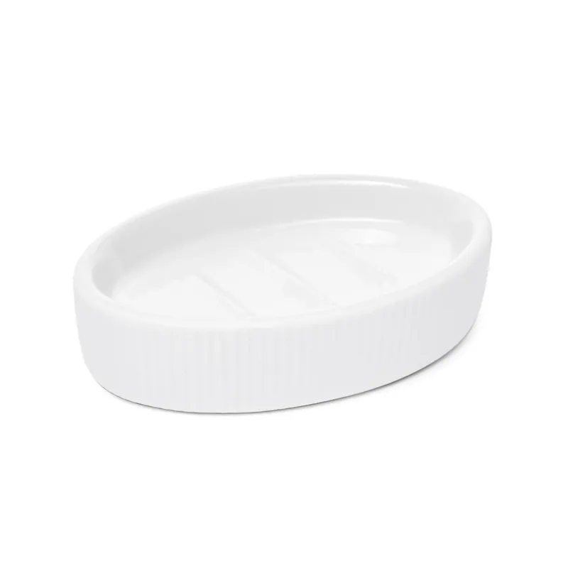 Evolution porte-savon en céramique, blanc (SATDEVO39BI)