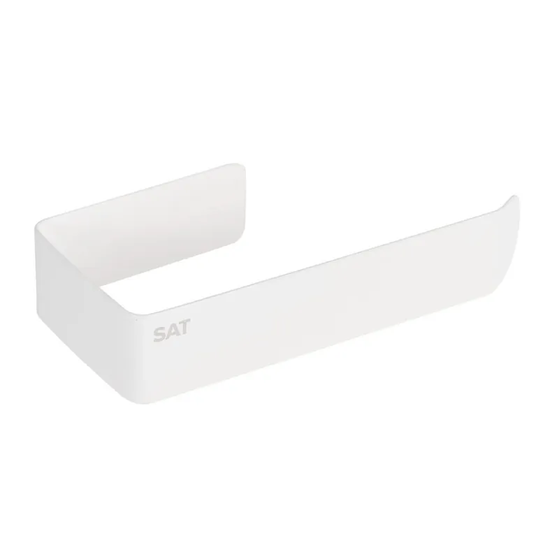 Mood Porte-papier toilette design en acier inoxydable, blanc (SATDMOOD26B)